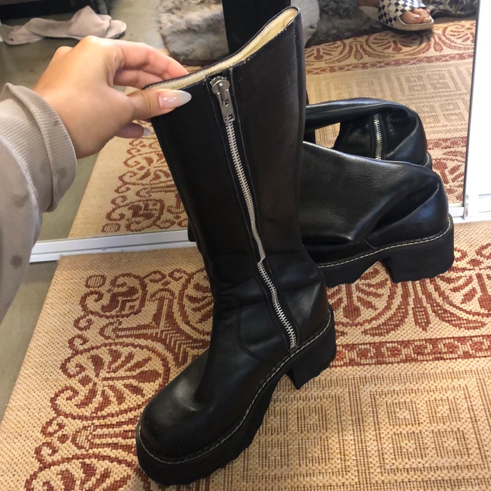 John Fluevog Leather Boots